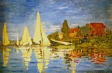 Regatta At Argenteuil by Claude Monet